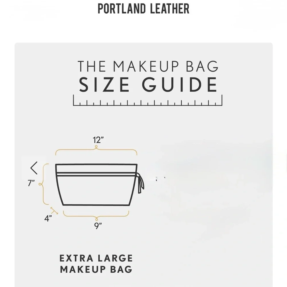 PLG X-Large Makeup Bag in Ruby NWOT - Picture 2 of 6